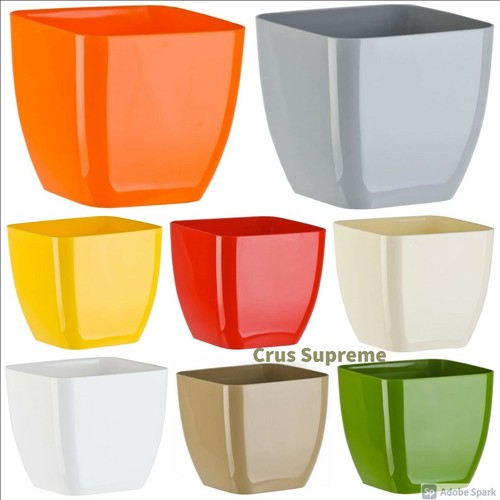 Crus squared flower pots - crus,
