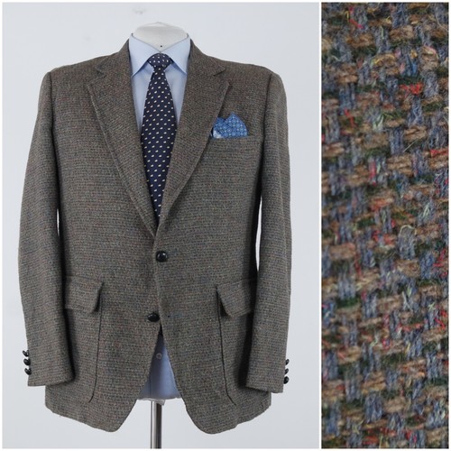 Mens check tweed jacket - 48r, uk