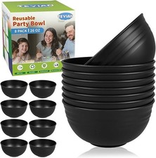 8Pcs Plastic Bowl Sets 26 OZ