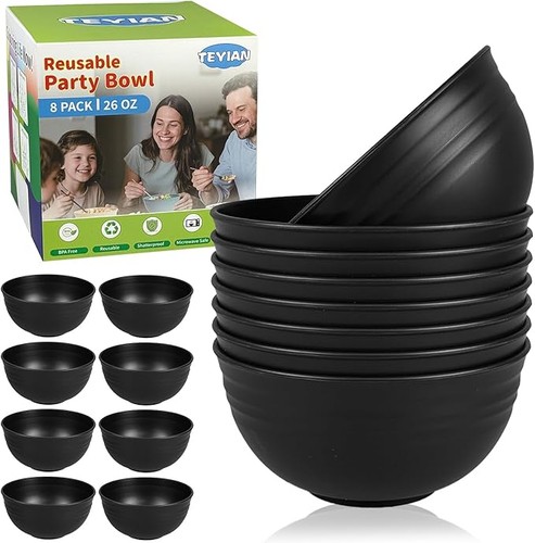 8pcs plastic bowl sets - plastic,