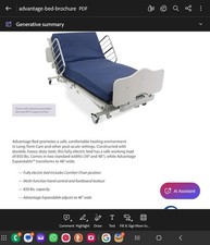 Hospital Bed w/ Air Mattress &