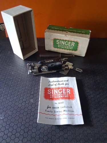 Singer buttonhole attachment - buttonhole,