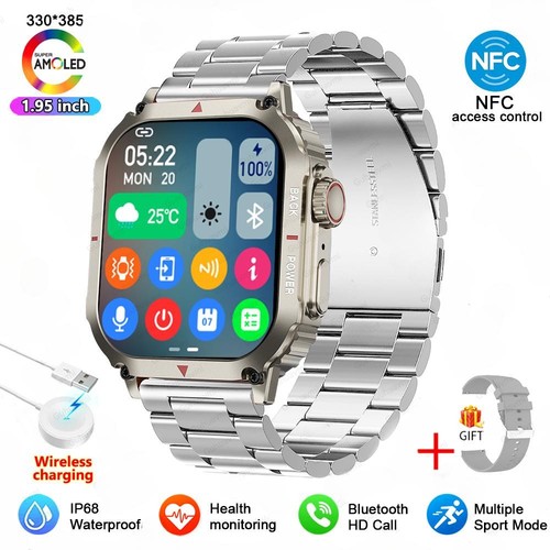 Men military smart watch - military,