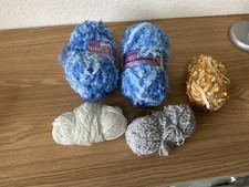 Mixed Lot Of Knitting Yarn Including 2 X 50gm Balls Of Wendy Velvet