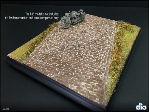 Built painted diorama base - built,