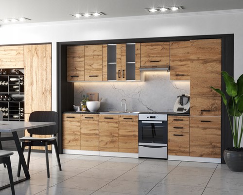 Modular kitchen cabinet set - modular,
