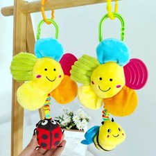 Baby Stroller Plush Rattle