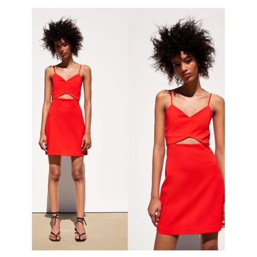Zara red spaghetti - red, mini