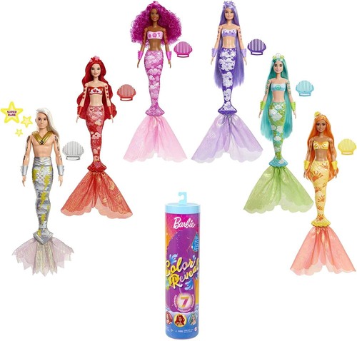 Barbie color reveal mermaid - color,