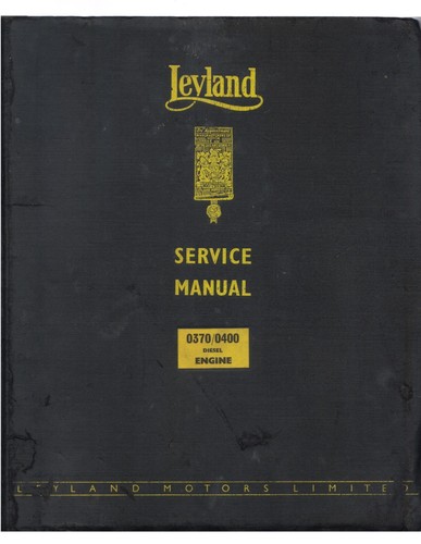 Leyland engine manual - leyland,