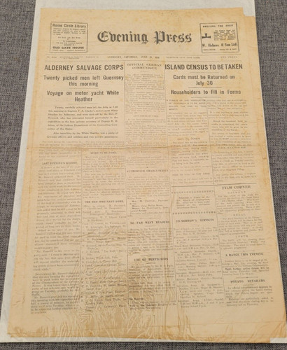 Guernsey evening press ww2 - press,