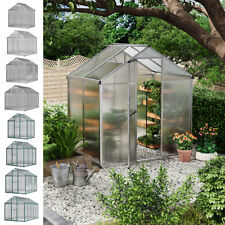 4x6, 6x6,8x6,10x6ft Walk-in Greenhouse Garden Grow House Polycarbonate Panels