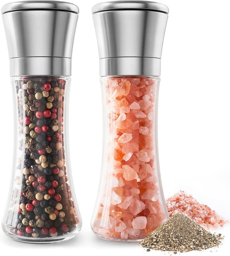 Salt and pepper grinder set - salt,