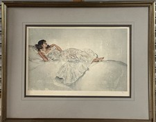 Lovely Limited Edition Print 75/850 ‘Study in White’  Sir William Russell Flint