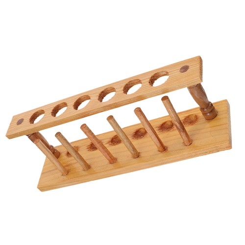 Wooden test tube - 6, hole