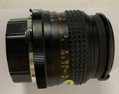 Bell howell camera lens 28mm - howell,