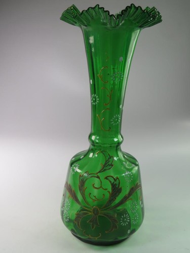 Antique bohemian hand blown - bohemian, hand‑blown