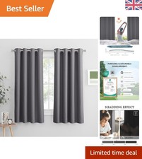 Elegant Grey Blackout Curtains