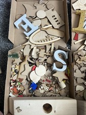 Joblot Of Wooden Craft Items