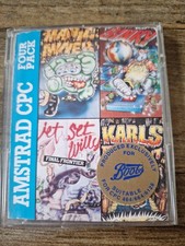 Amstrad DISK Game 4 Pack Manic Miner Etc 1983 Virgin Games FREE P&P VGC