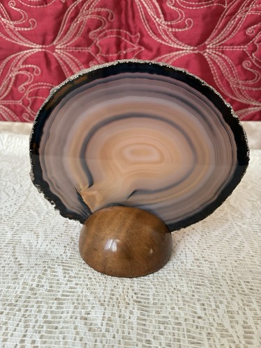 Large polished banded agate - large,