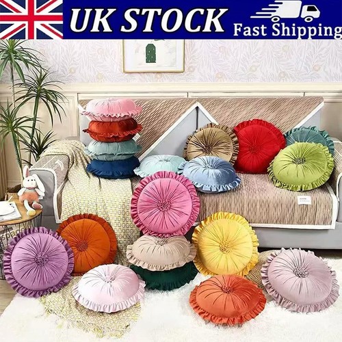 45m velvet pleated cushion - velvet,