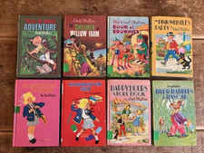 Enid Blyton x 8 inc MR PINK WHISTLE, BRER RABBIT & NAUGHTIEST GIRL 70's Dean Hbk