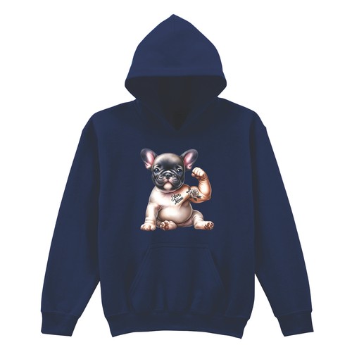 French bulldog love - bulldog, mom