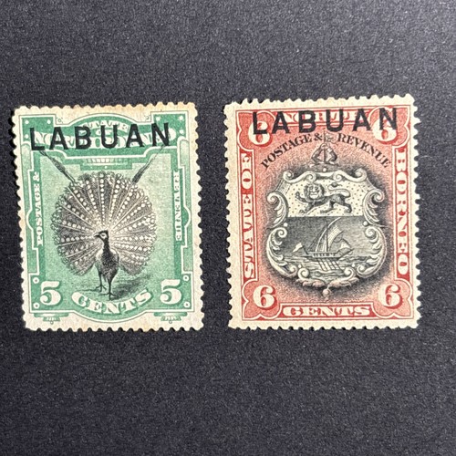 Labuan 1894 pheasant and - pheasant,