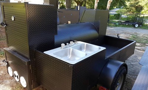 Stainless sink bbq mobile - sink,