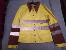 Rockfish Riders Yellow Hi Vis Reflective Long Sleeve Jacket Rflex 360 Medium