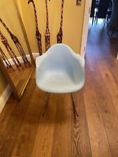 Eames Inspired Sky Blue Rocking Chair