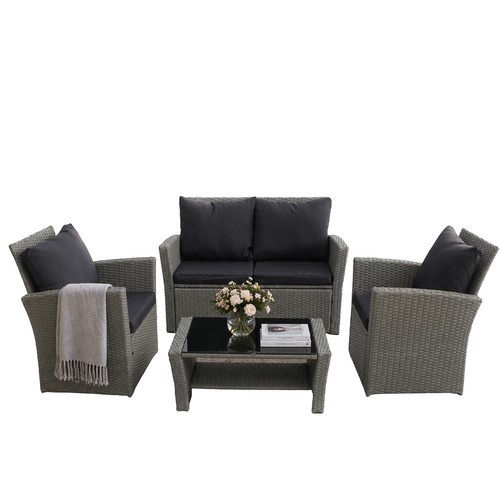 Seater rattan garden - 4,