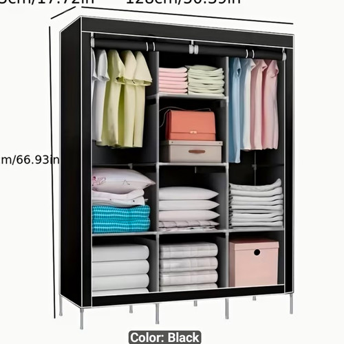 Black canvas fabric - fabric, wardrobe