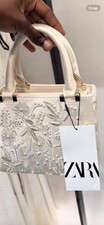 Zara Pearl Embroidered Bag