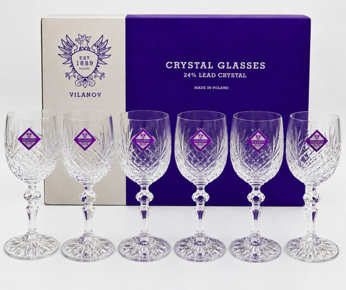 Vilanov lead crystal wine - crystal,