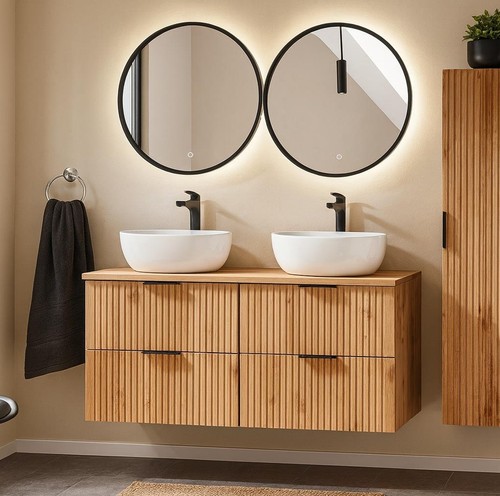 Double vanity unit - double,