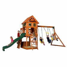 Kids outdoor playground swing - outdoor,