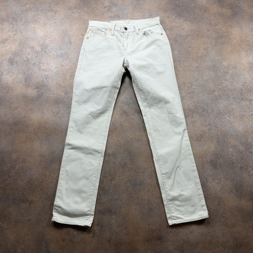Levi 511 jeans beige mens - beige,