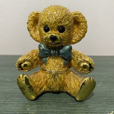 Merrythought Limited Edition ' Cheeky ' bear Gold tone metal jewelry Box  1/100