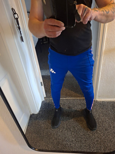 Adidas men blue jogger - men's,