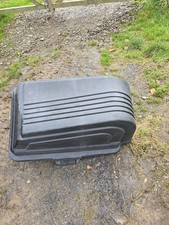 Husqvarna ride lawn mower - on,