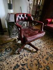 Chesterfield Oxblood Leather