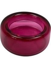 Contemporary Pink Glass Decorative Jewellery Bowl Design Minimal Home Decor
