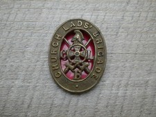 Vintage Church Lads Brigade Cap Badge