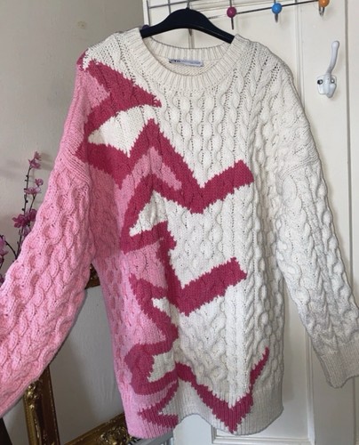 Zara chunky cotton knit jumper - knit,