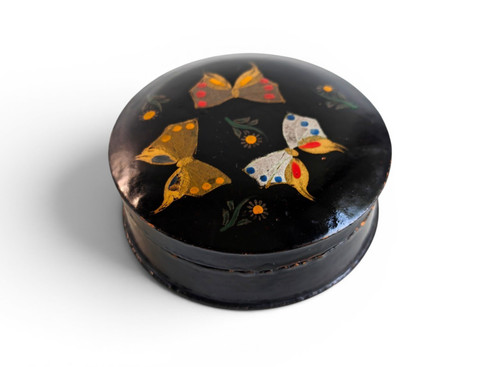 Antique papier mache black - antique,