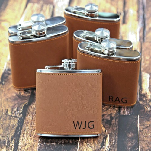 Personalised engraved flask - personalised,