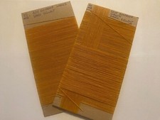 ORANGE LINEN hand sewing thread for leather canvas and bookbinding - 3/18 Waxed