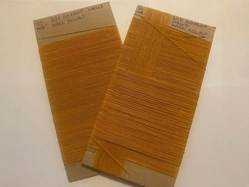 Orange linen hand sewing - orange,